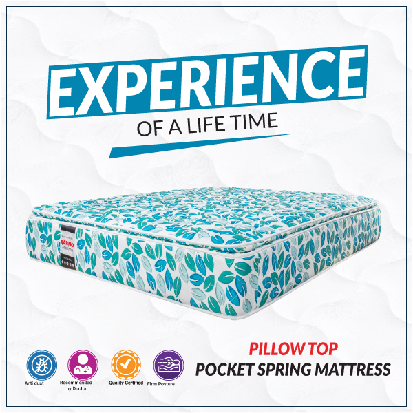 Pillow Top Pocket Spring Mattress