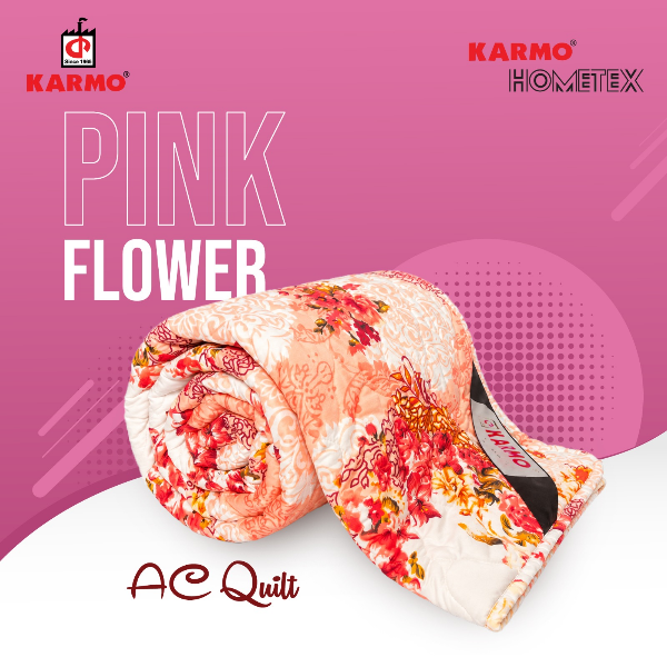 AC Quilt Pink Flower