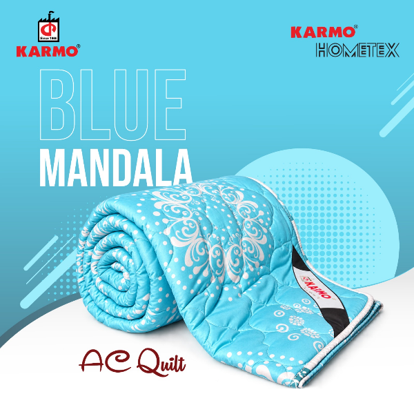 AC Quilt Blue Mandala